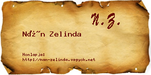 Nán Zelinda névjegykártya